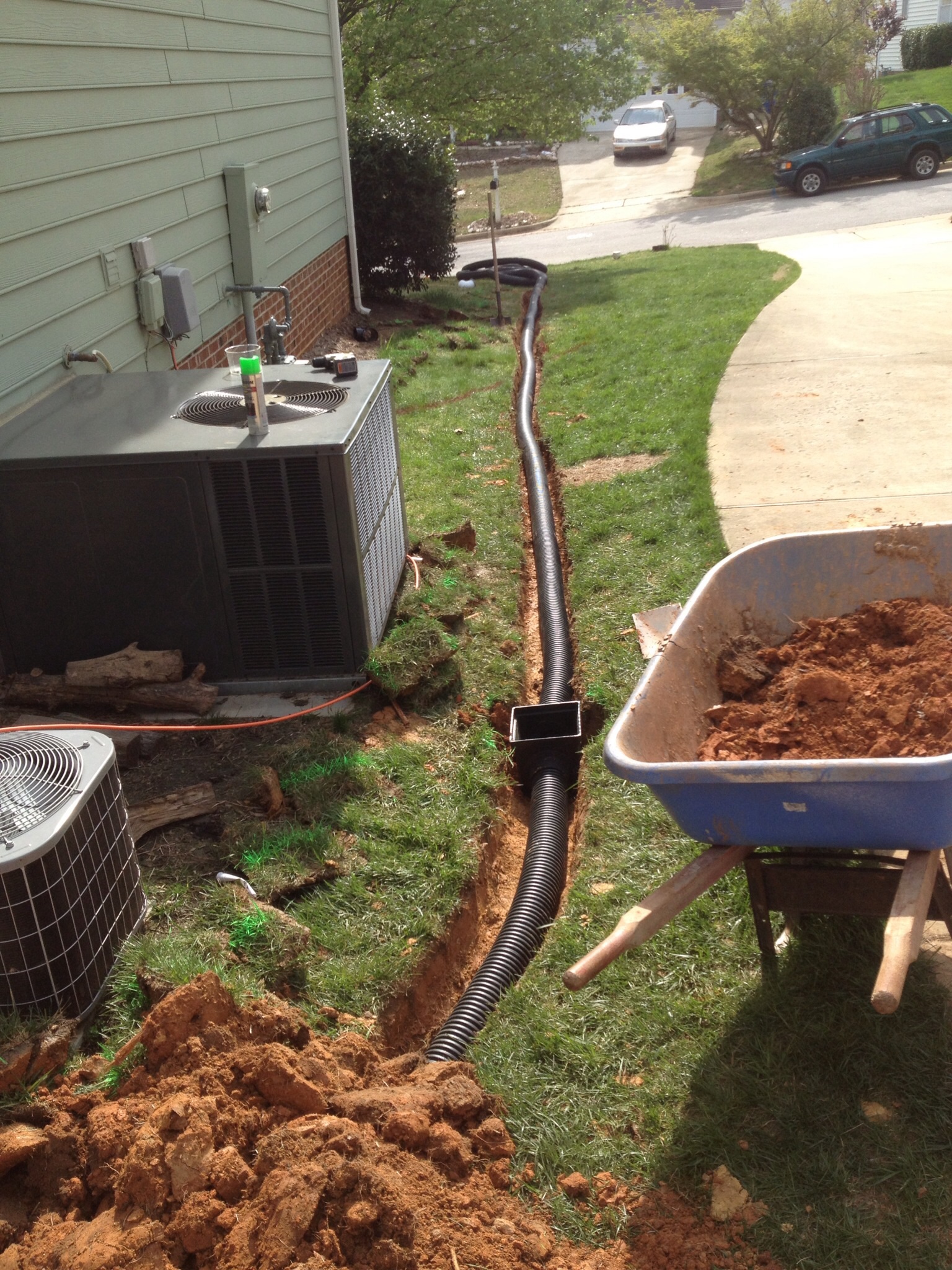 Landscaping, Grading, tree removal