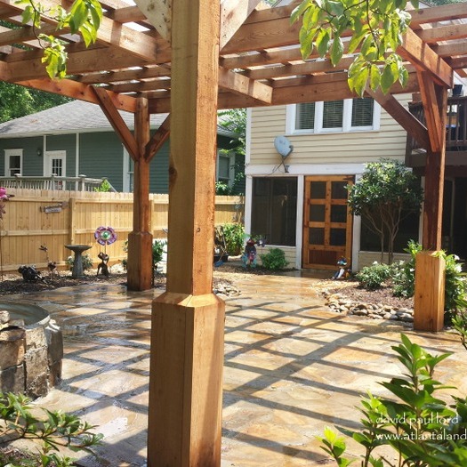 Landscape Design from Simple to Awesome. Whether it's wood work, stone work or water features, We work with all mediums.