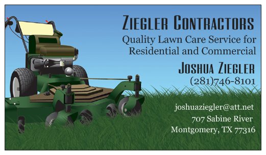 Complete lawn care. Call for estimates
