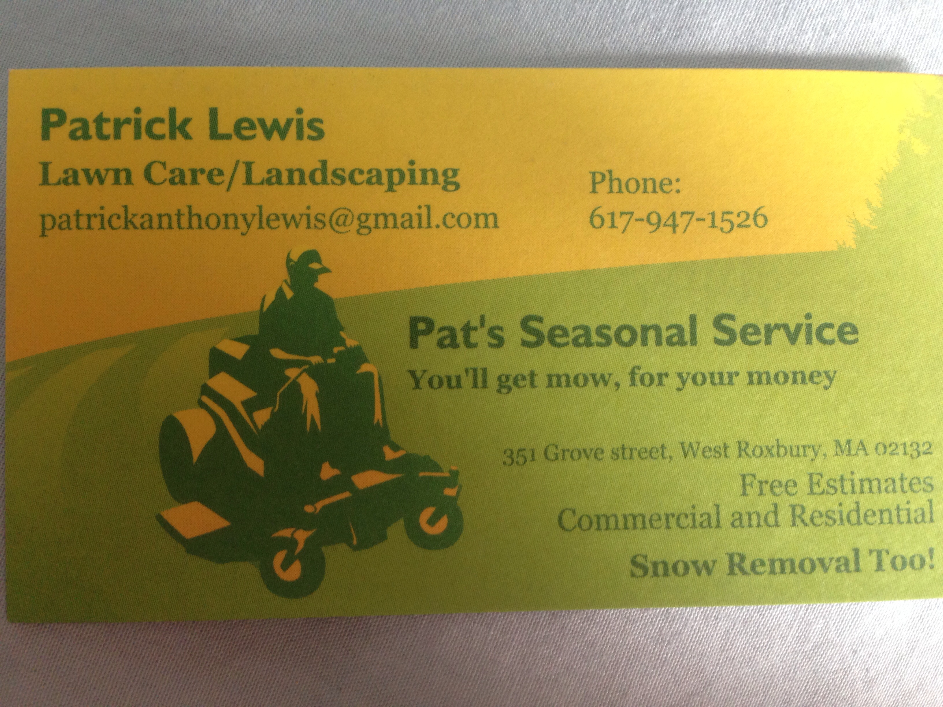 Pats Seasonal Services