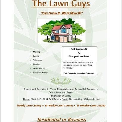 Strasburg/Woodstock and Anywhere Between Lawn Care Services