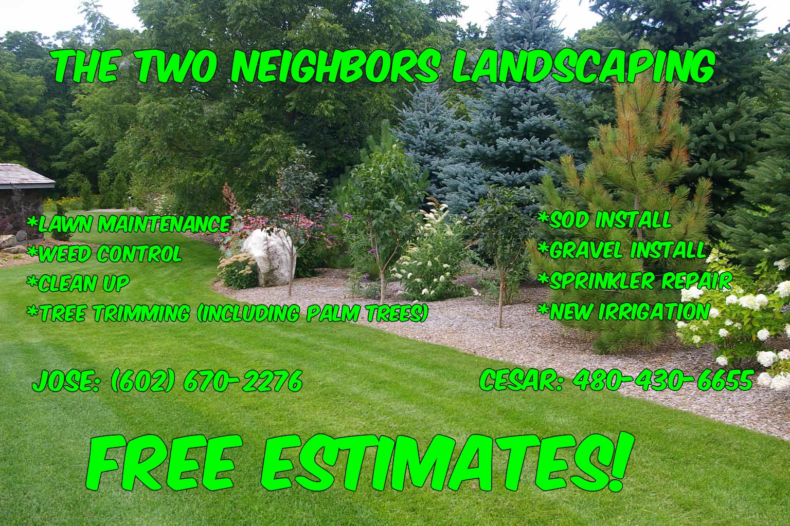 The Two Neighbors serving Chandler and the rest of the East Valley