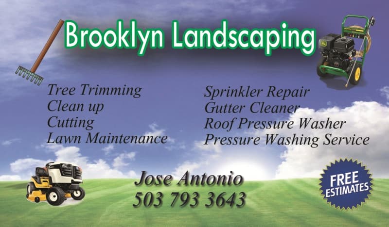 Brooklyn Landscaping Free estimates