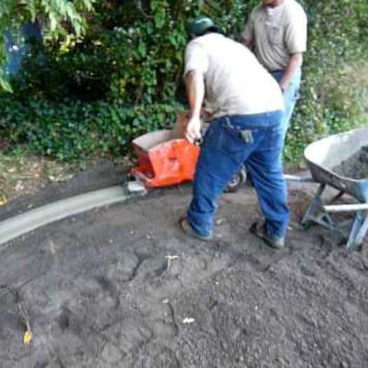 Curb landscaping