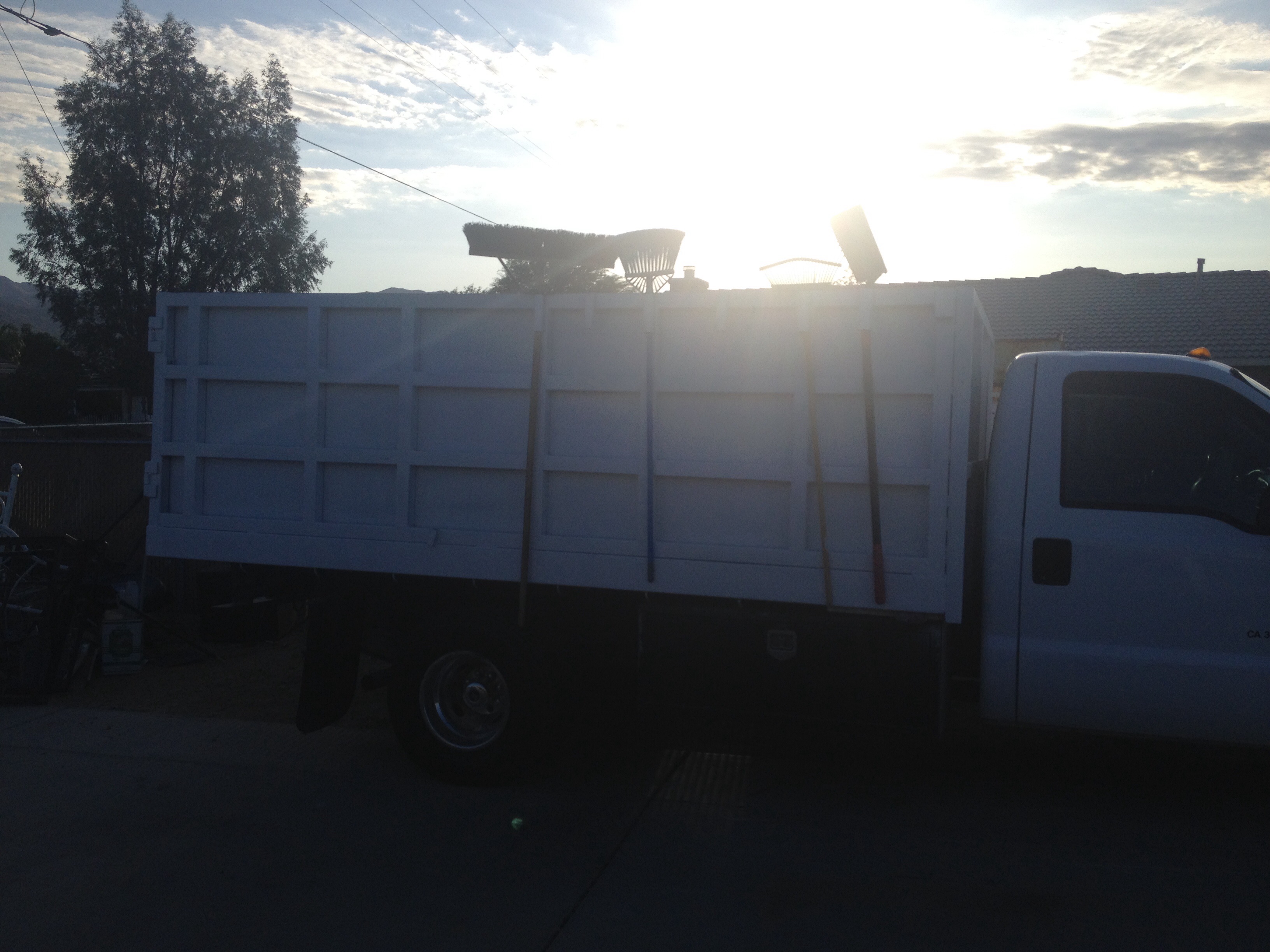 Landscaping , picking up metal etc.