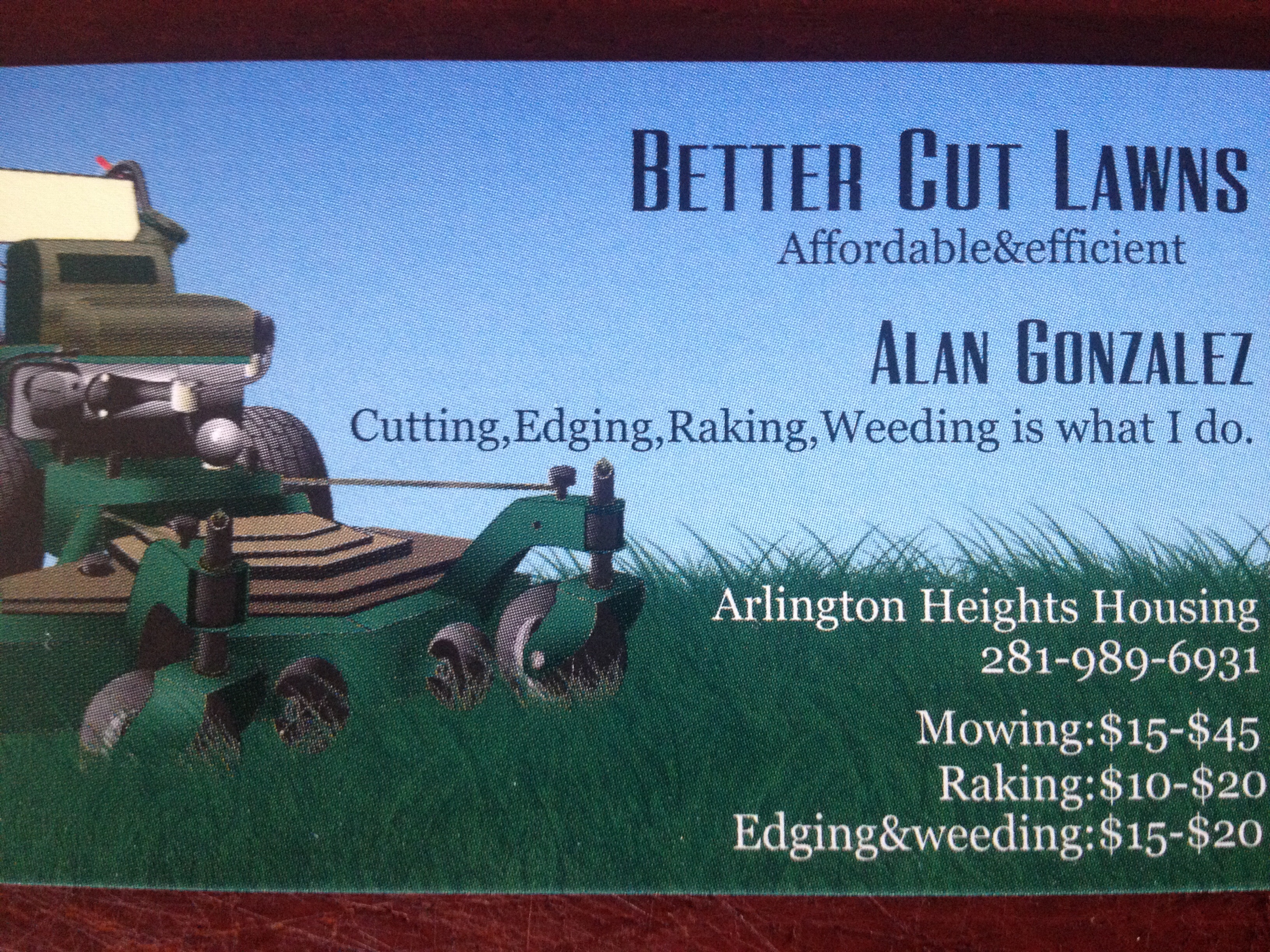 Better Cut Lawns Services