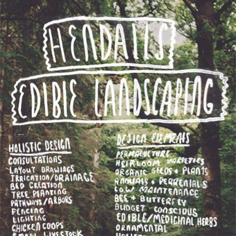 Organic edible landscaper for hire!